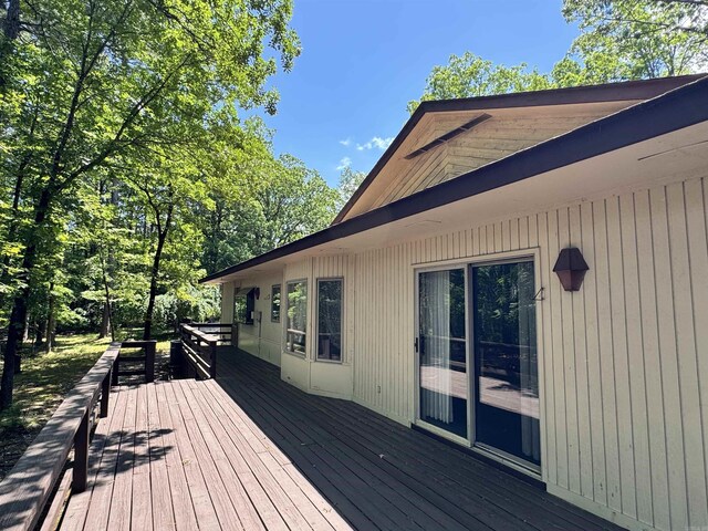 50 Monovar Cir, Hot Springs Village, AR 71909 - view of wooden terrace