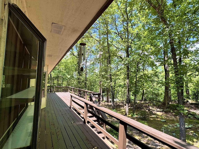 50 Monovar Cir, Hot Springs Village, AR 71909 - view of wooden terrace