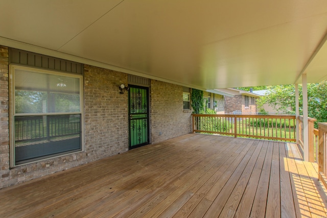 view of deck