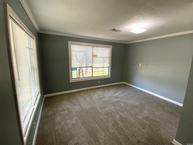 1101 S 8th St, Heber Springs, AR 72543 - empty room featuring carpet floors, crown molding, and baseboards