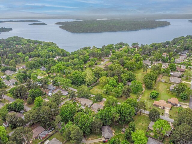 1321 W Front St, Heber Springs, AR 72543 - aerial view with a water view and a residential view