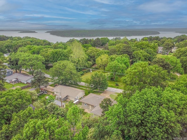 1321 W Front St, Heber Springs, AR 72543 - drone / aerial view with a residential view and a water view