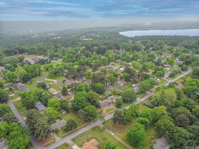1321 W Front St, Heber Springs, AR 72543 - bird's eye view with a residential view and a water view
