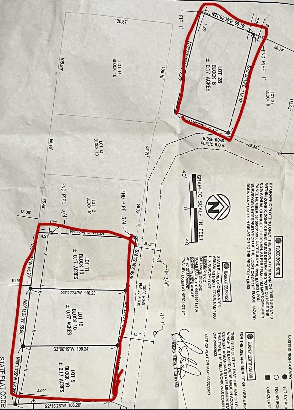 28 Ridge Rd Lot9 10, 11, Houston, AR 72070