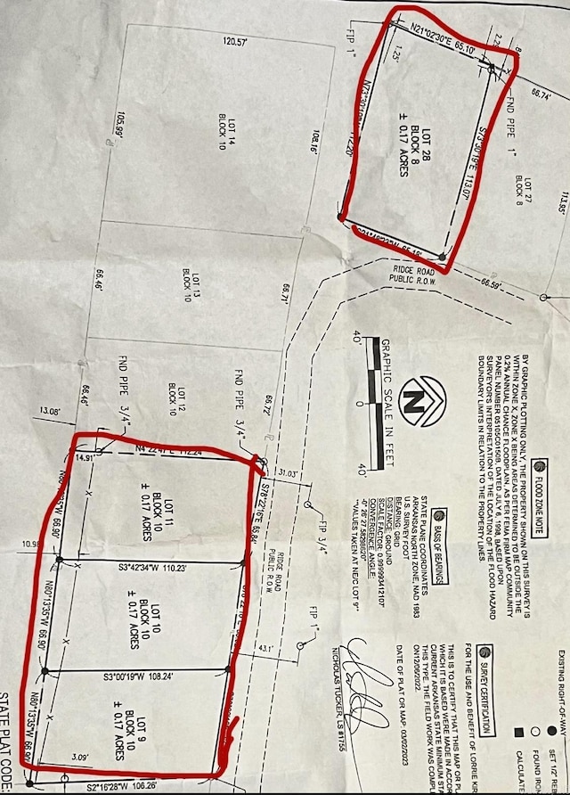 28 Ridge Rd Lot9 10, 11, Houston, AR 72070