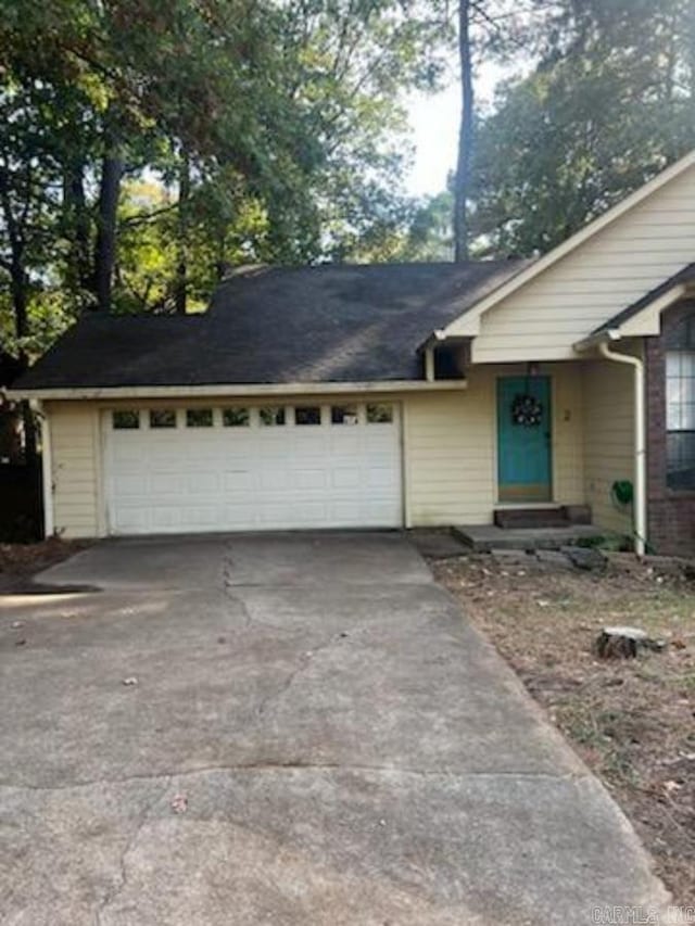 2 Kristin Lynn Dr, Arkadelphia, AR 71923 - view of front of property featuring an attached garage and concrete driveway