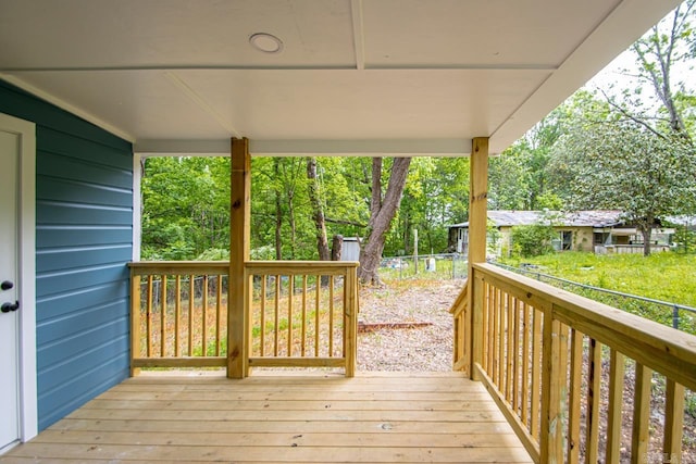 view of deck
