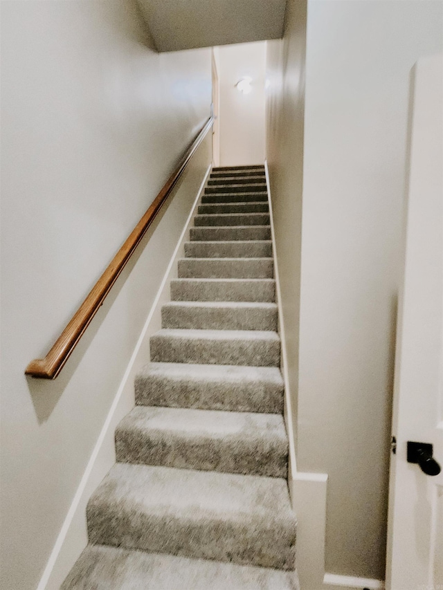 view of stairs