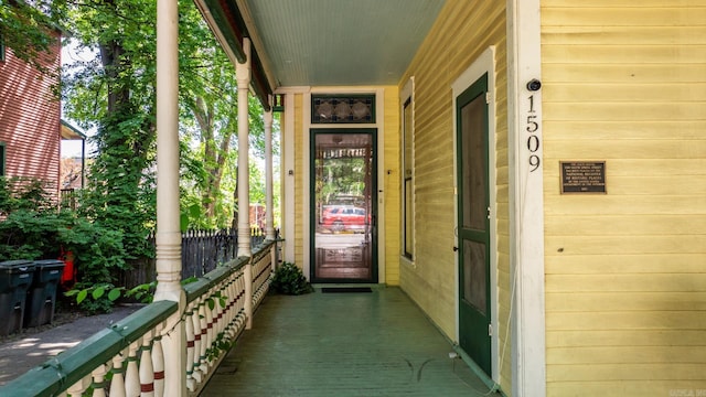 1509 S Spring, Little Rock, AR 72202 - view of exterior entry with a porch