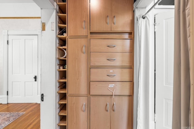 1509 S Spring, Little Rock, AR 72202 - spacious closet featuring wood finished floors