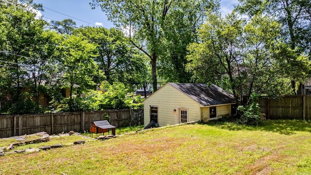 1509 S Spring, Little Rock, AR 72202 - view of yard featuring a fenced backyard