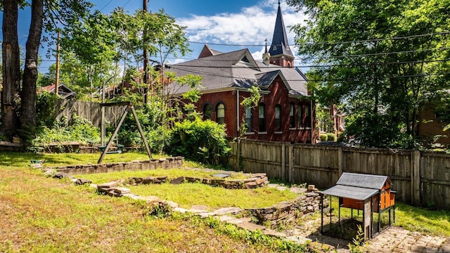 1509 S Spring, Little Rock, AR 72202 - view of yard featuring fence