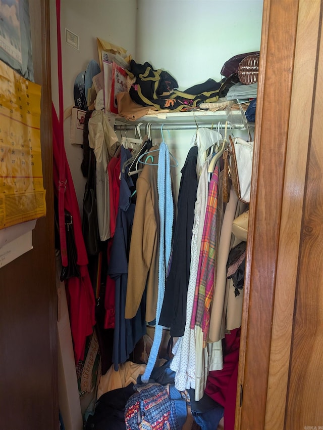 view of closet