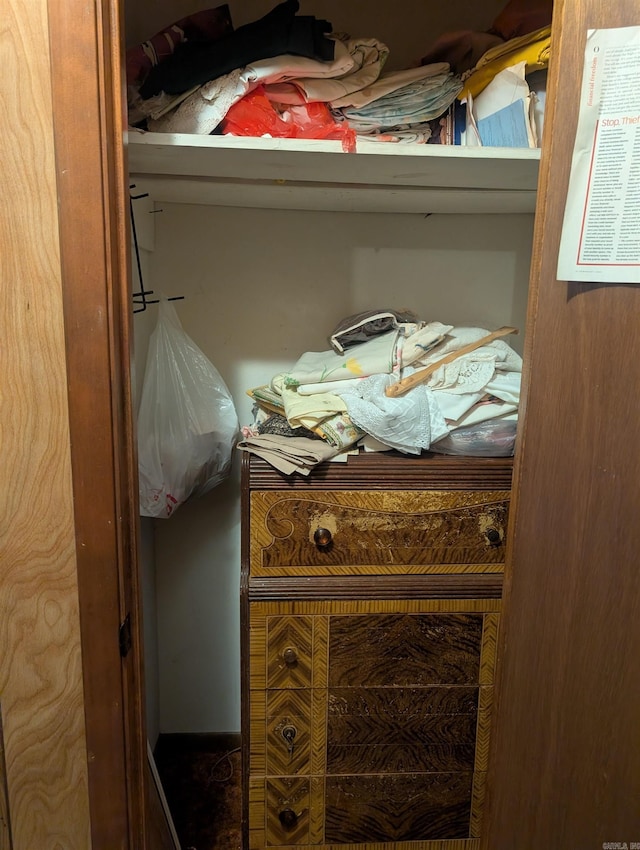 view of closet