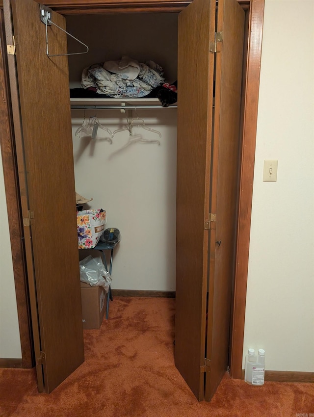 view of closet