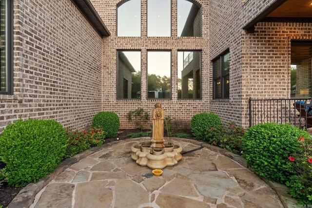 exterior space with fence