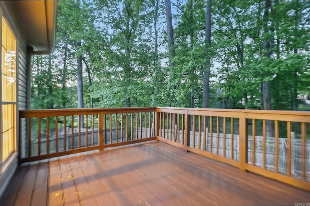 view of deck