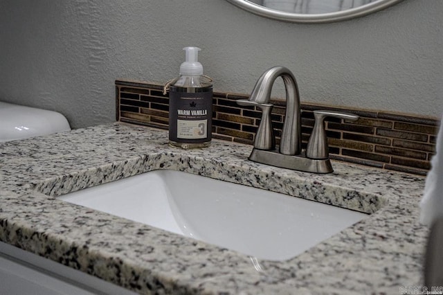 120 Catalina Cir Unit 2A, Hot Springs, AR 71913 - room details featuring backsplash and a sink