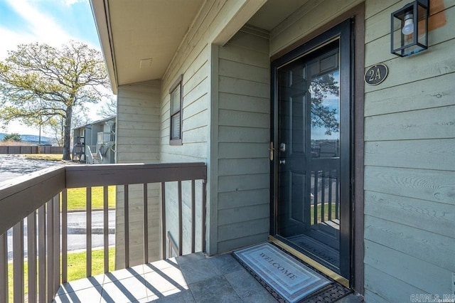 120 Catalina Cir Unit 2A, Hot Springs, AR 71913 - property entrance with a balcony