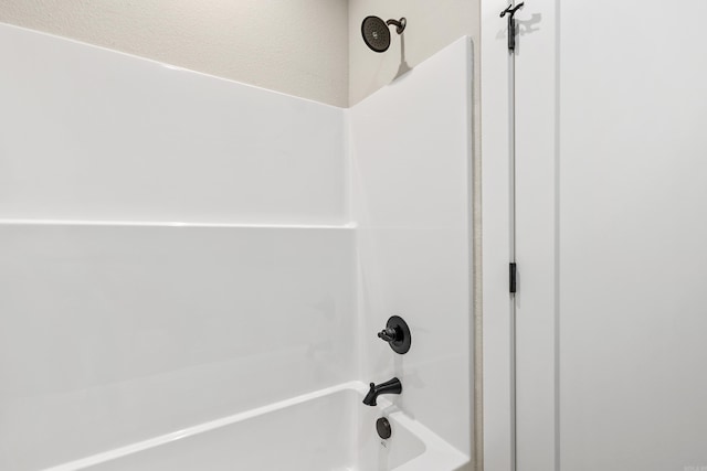 bathroom featuring bathtub / shower combination