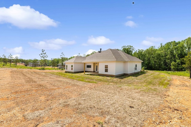 view of rear view of property