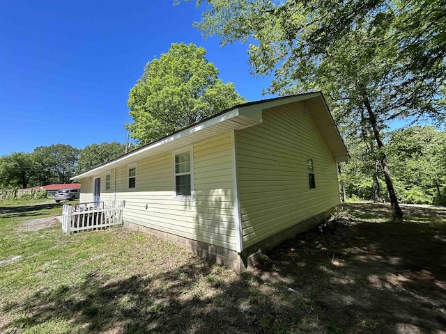 view of side of property