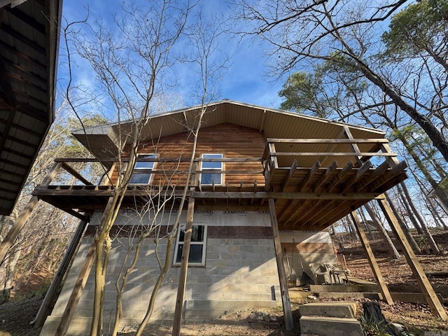 view of property exterior