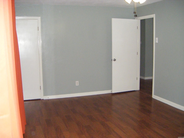 1526 Pine Manor Dr, Arkadelphia, AR 71923 - empty room featuring baseboards, ceiling fan, and wood finished floors