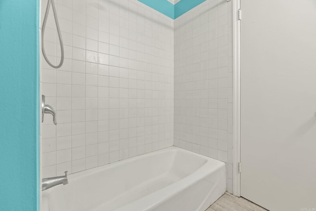 bathroom featuring wood finished floors