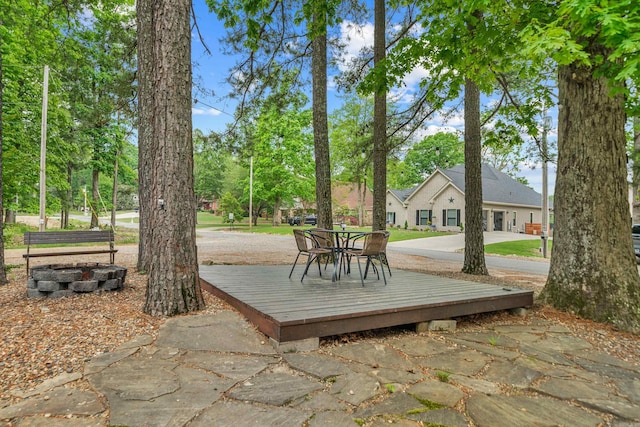 view of deck