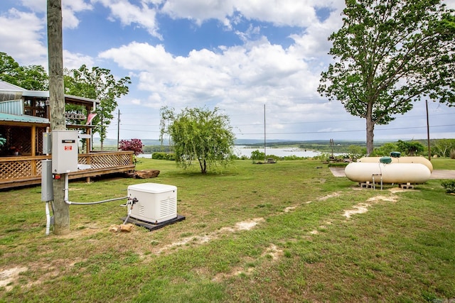 4 Long Hill Rd, Higden, AR 72067 - view of yard with a water view