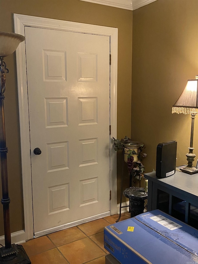 874 Stacy Spgs, Heber Springs, AR 72543 - tiled bedroom with ornamental molding