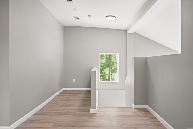 609 S St, Hot Springs, AR 71913 - empty room featuring light wood-style floors, baseboards, and visible vents