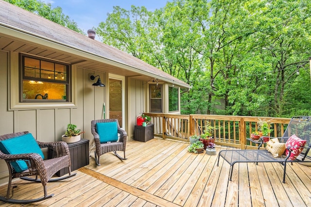 view of deck