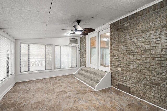 22 Colony Rd, Little Rock, AR 72227 - unfurnished sunroom featuring a ceiling fan