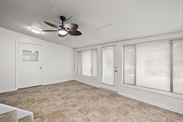 22 Colony Rd, Little Rock, AR 72227 - empty room with baseboards and ceiling fan
