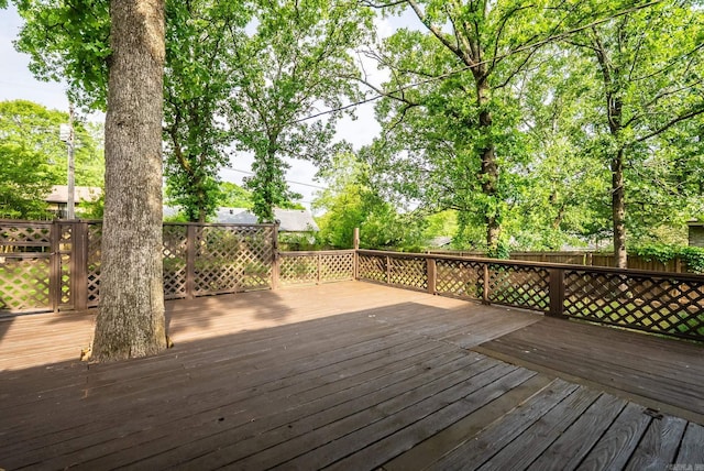 22 Colony Rd, Little Rock, AR 72227 - deck with fence