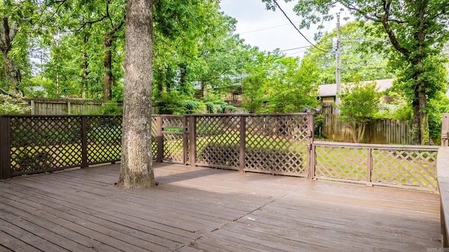 22 Colony Rd, Little Rock, AR 72227 - deck featuring fence