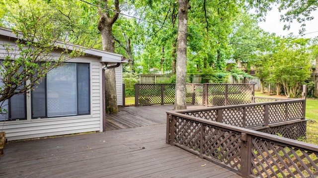 22 Colony Rd, Little Rock, AR 72227 - wooden deck featuring fence