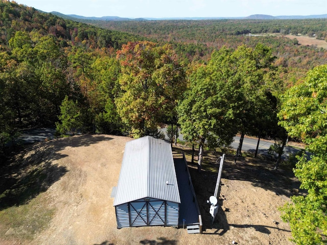 290 Christopher Dr, Quitman, AR 72131 - aerial view featuring a view of trees