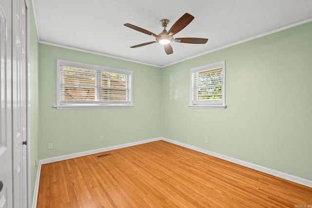 416 Ivory Dr, Little Rock, AR 72205 - spare room with crown molding, visible vents, and a healthy amount of sunlight