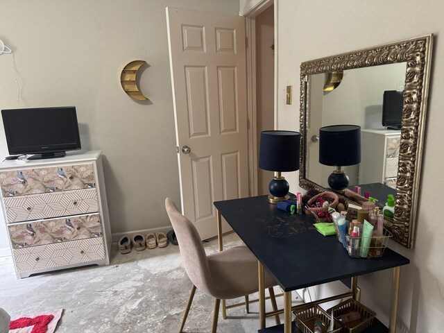 view of office area