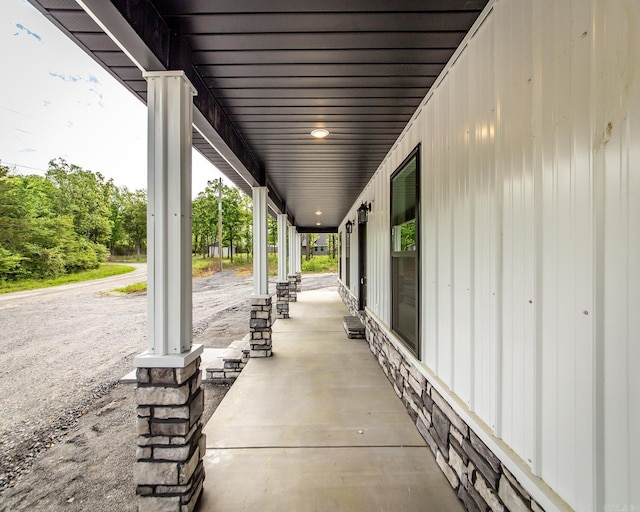 view of patio / terrace featuring covered porch