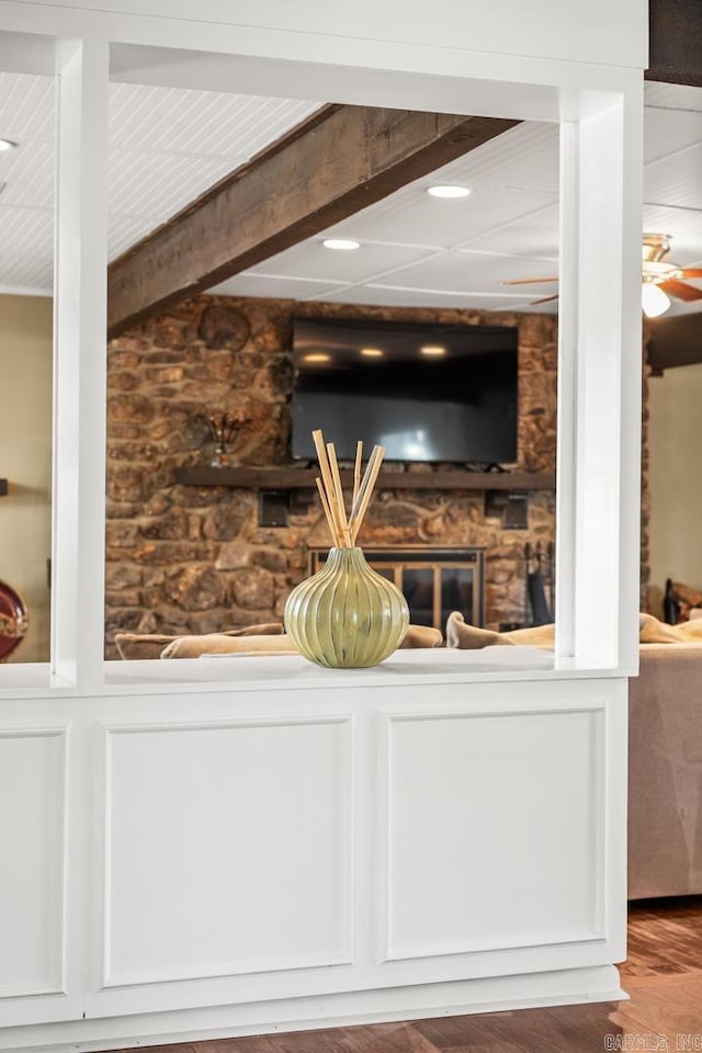7510 Briarwood Dr, Little Rock, AR 72205 - interior details featuring wood finished floors