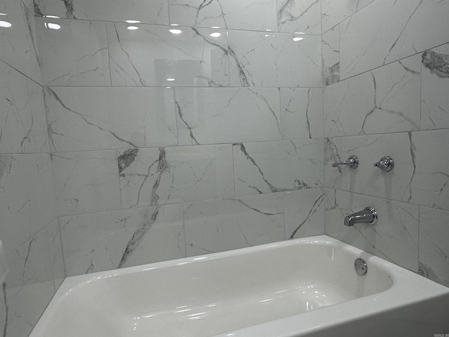 bathroom with a bath