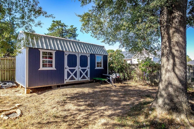 20 N Gettysburg, Cabot, AR 72023 - view of shed with a fenced backyard
