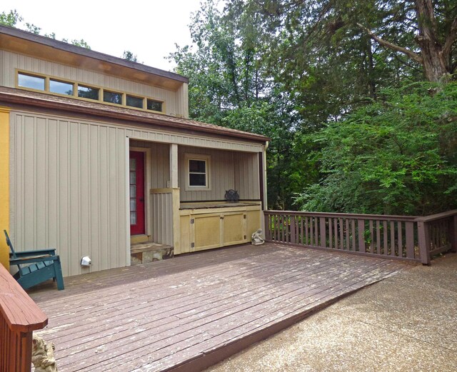 view of deck