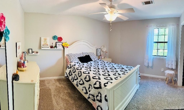 885 Mount Carmel Rd, Cabot, AR 72023 - bedroom featuring carpet flooring, baseboards, and ceiling fan