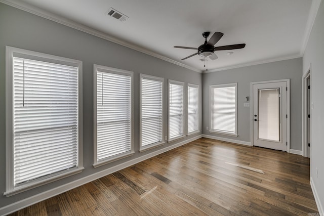 interior space featuring visible vents