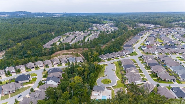 702 Wildcreek Cir, Little Rock, AR 72223 - aerial view featuring a residential view and a view of trees